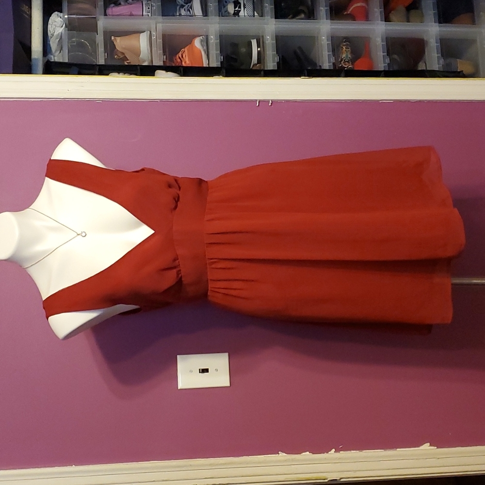Alluring Chiffon Halter Dress